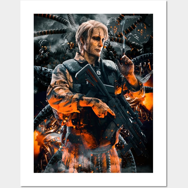 Death Stranding Cliff Unger Wall Art by syanart